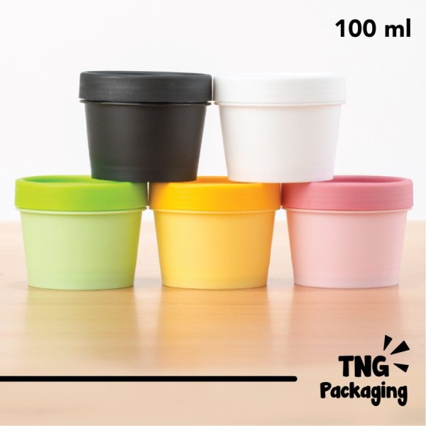 Pot Plastik HDPE Warna - 100ml - Image 2