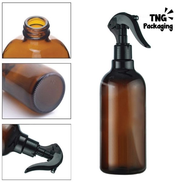 Botol Plastik Spray Coklat - 500ml - Image 2