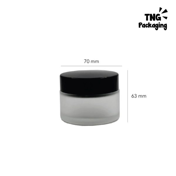 Pot Kaca Frosted Doff - 100ml - Image 5