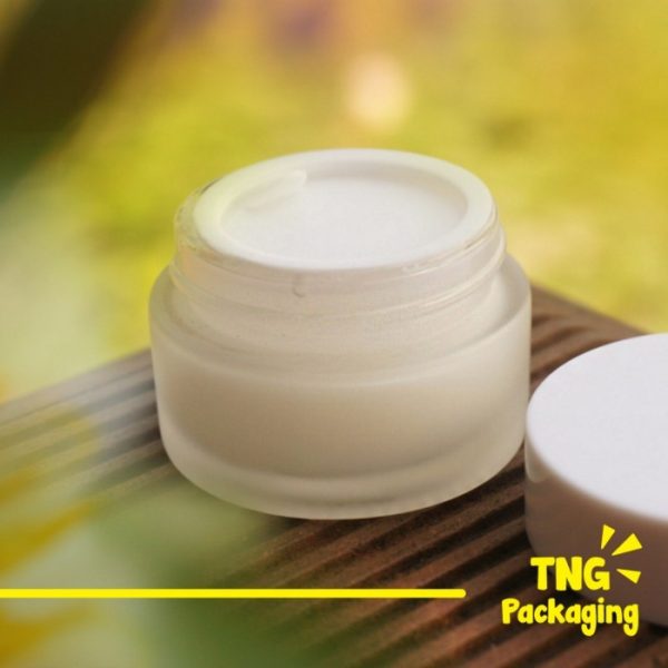 Pot Cream Kaca Frosted - 30ml - Image 3