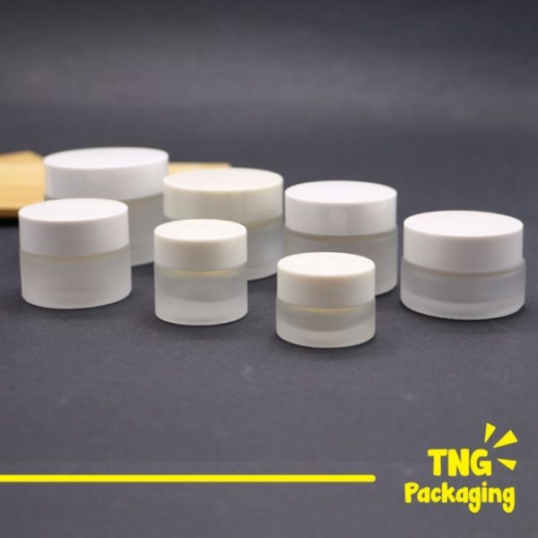 Pot Cream Kaca Frosted - 30ml - Image 4