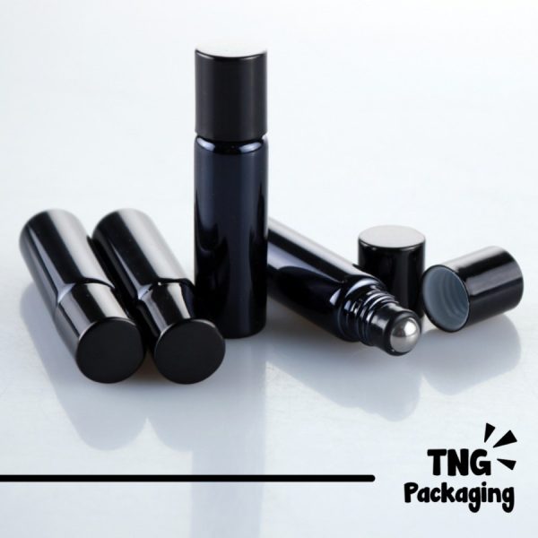 Botol Roll On Hitam Matte - 10ml - Image 3