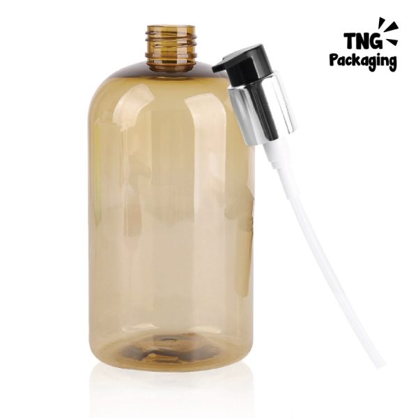 Botol Pump Plastik Gold - 500ml - Image 4