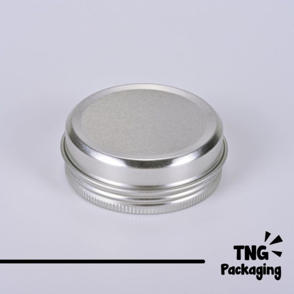 Pomade Jar Aluminium Transparan Silver - 60ml - Image 4