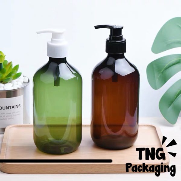 Botol Pump Plastik PET - 500ml - Image 2