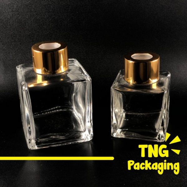 Botol Reed Diffuser Clear Tutup Gold - 100 ml - Image 4