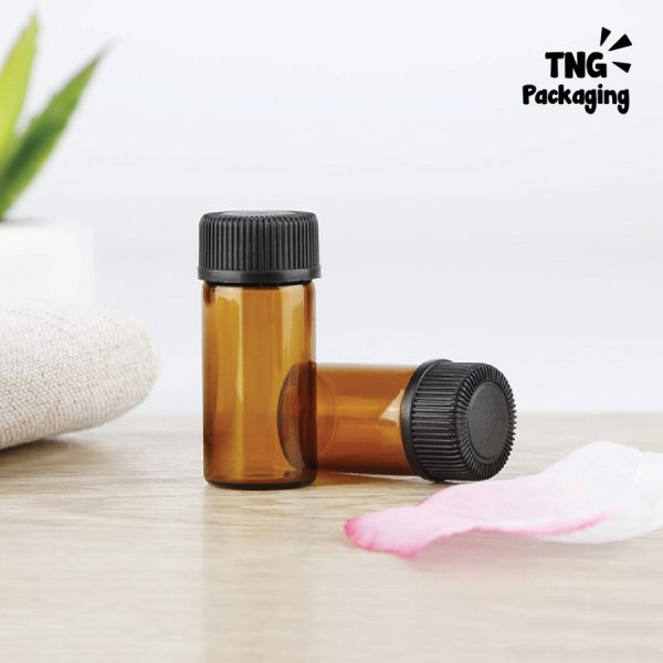 Botol Kaca Mini dengan Tutup - Image 3