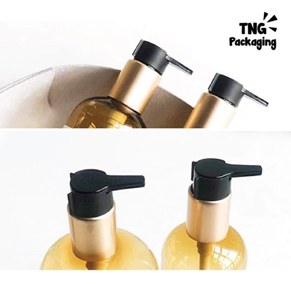Botol Pump Plastik Gold - 500ml - Image 5