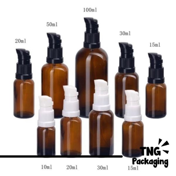 Botol Pump Amber - 50ml - Image 4