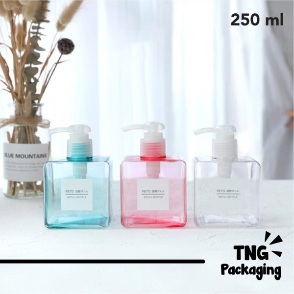 Botol Pump Plastik PET - 250ml - Image 5