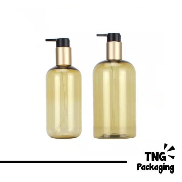 Botol Pump Plastik Gold - 500ml