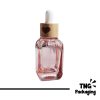 Botol Serum Pink Ukiran Hati - 35ml