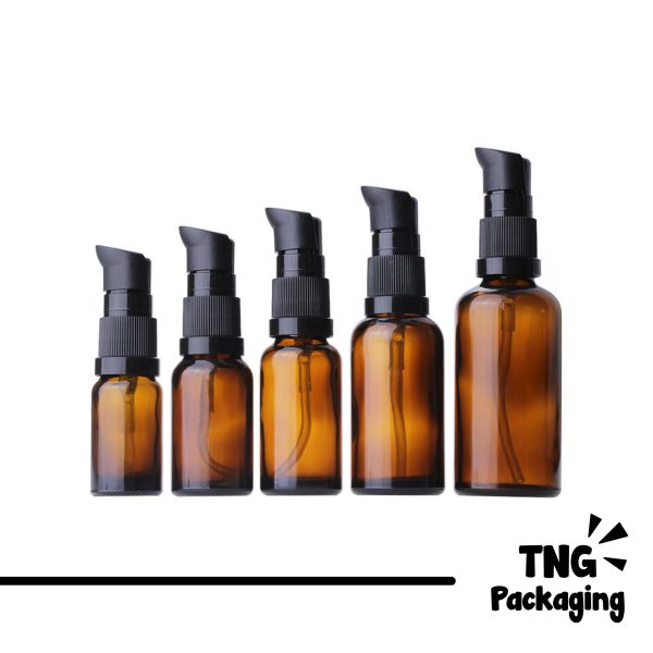 Botol Pump Amber - 50ml