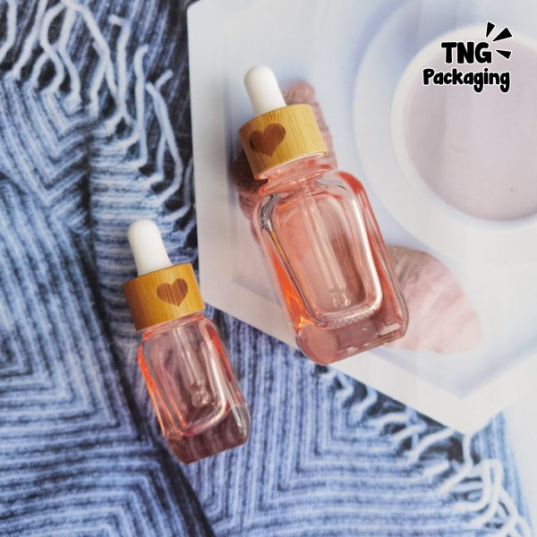 Botol Serum Pink Ukiran Hati - 10ml - Image 2