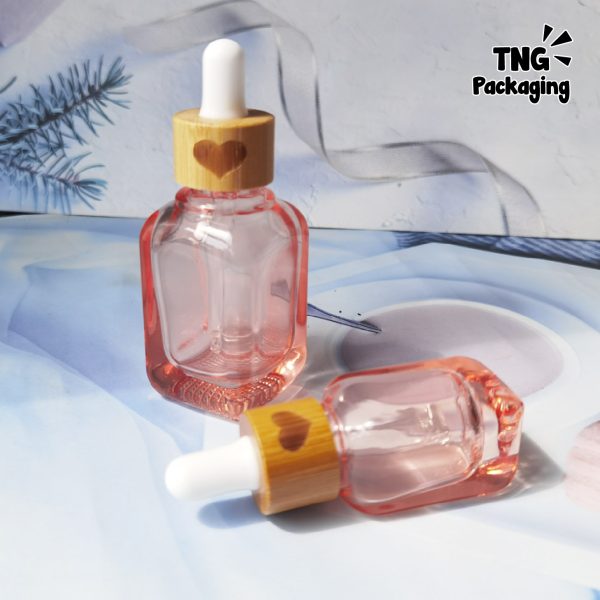 Botol Serum Pink Ukiran Hati - 10ml - Image 4