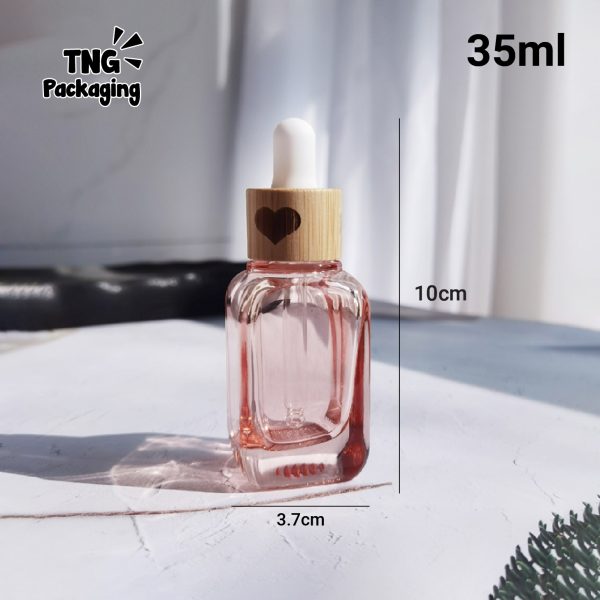Botol Serum Pink Ukiran Hati - 35ml - Image 6