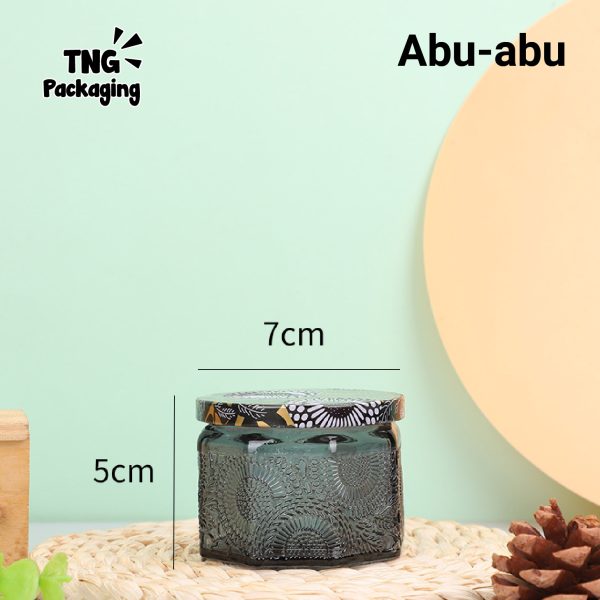 Wadah Kaca Motif Timbul - Image 7