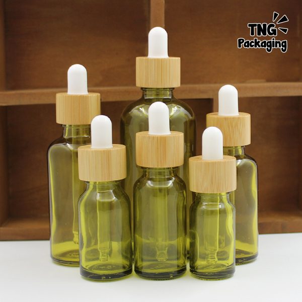 Botol Kaca Pipet Aksen Kayu - 5ml 10ml 15ml 20ml - Image 2