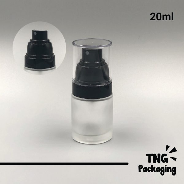 Botol Spray Frosted Leher Lebar - 20ml - Image 2