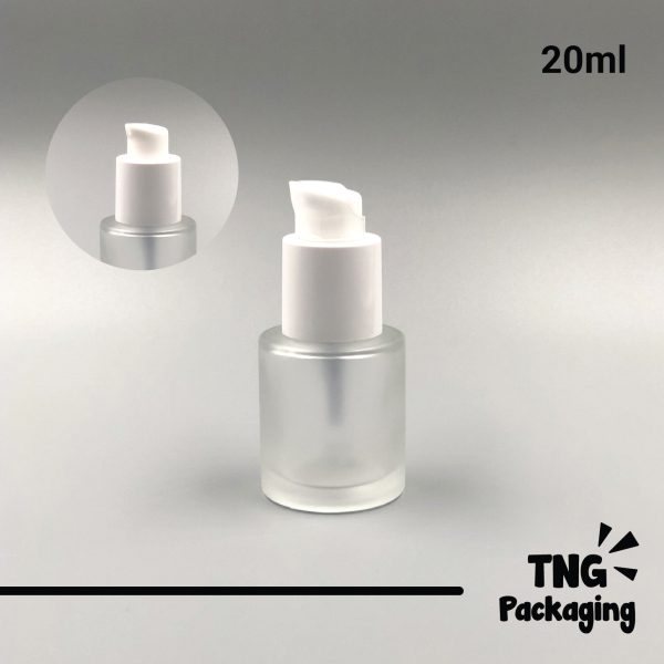 Botol Pump Frosted Leher Angsa - 20ml - Image 2