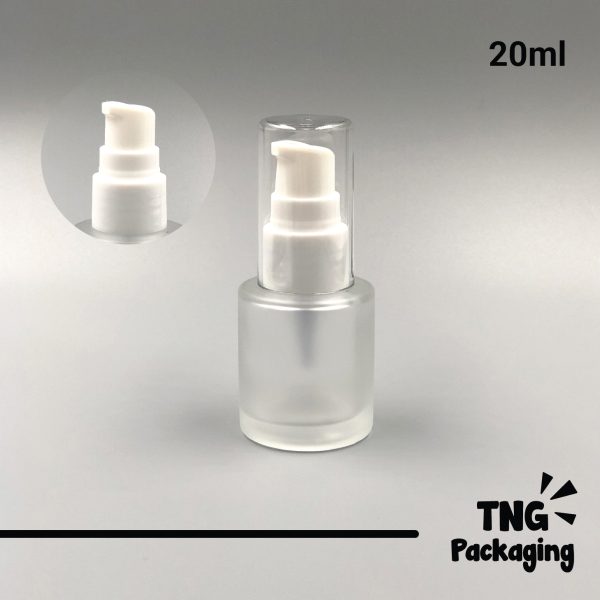 Botol Pump Frosted Tutup Angsa - 20ml - Image 2