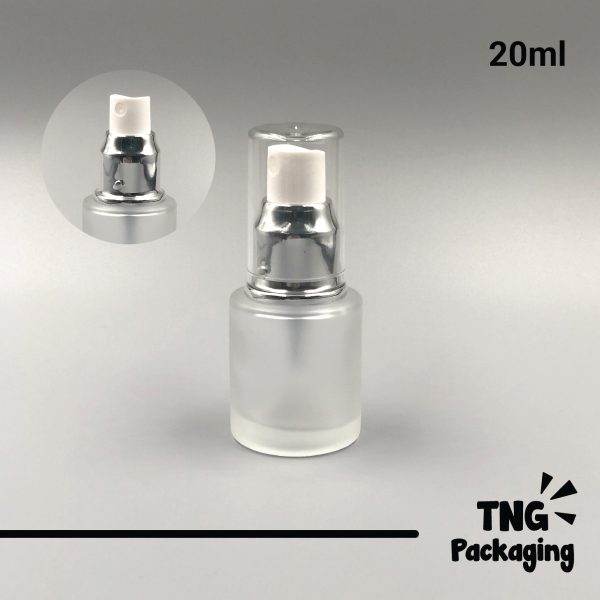 Botol Spray Frosted Tutup Silver - 20ml - Image 2