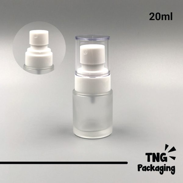 Botol Spray Frosted Tutup Transparan - 20ml - Image 2