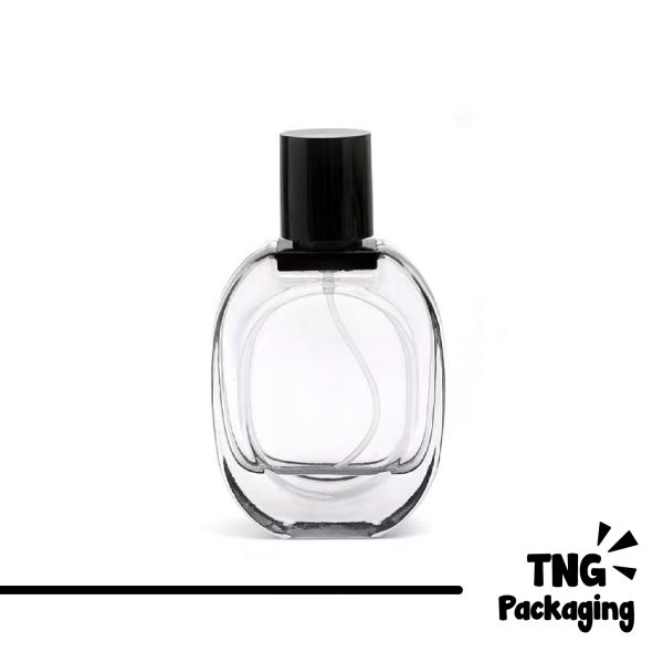 Botol Parfum Kaca Spray Hitam - 30ml