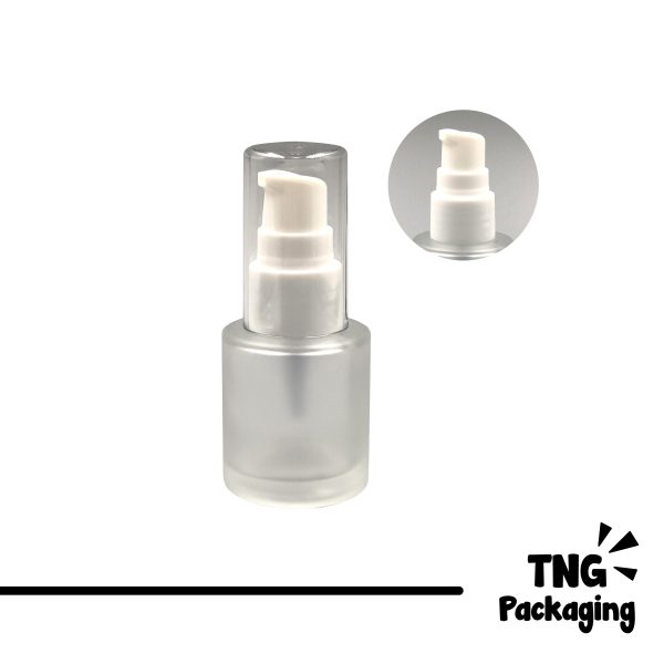 Botol Pump Frosted Tutup Angsa - 20ml