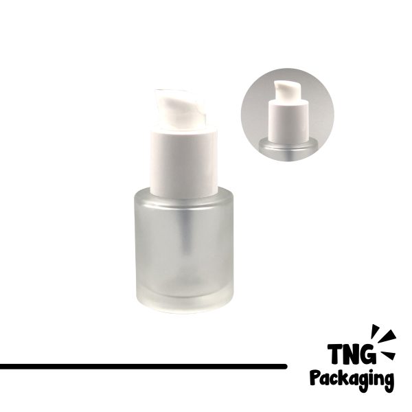 Botol Pump Frosted Leher Angsa - 20ml