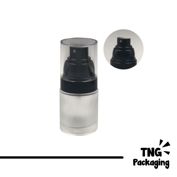 Botol Spray Frosted Leher Lebar - 20ml