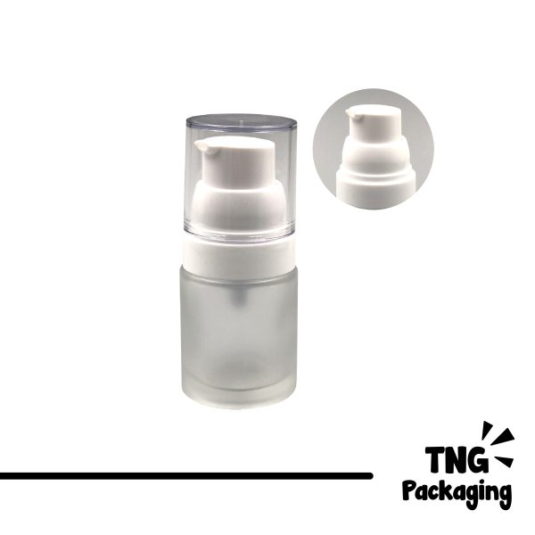 Botol Pump Frosted Tutup Bebek - 20ml