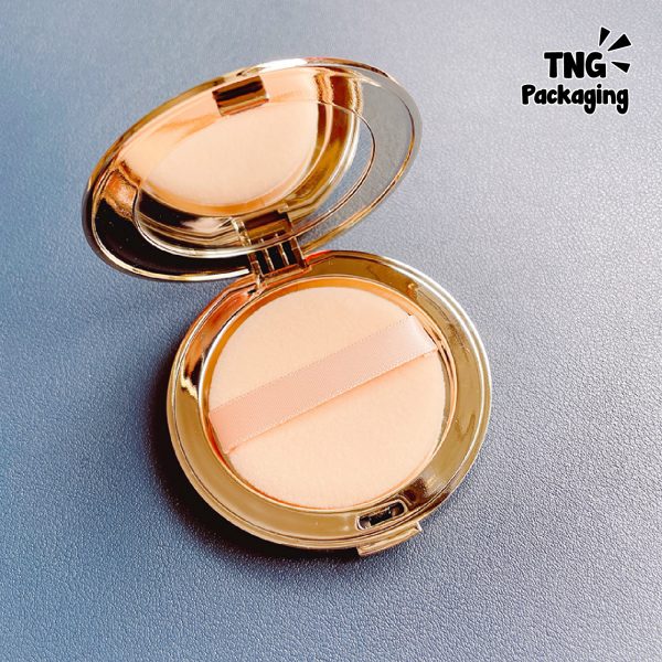 Tempat Bedak Rose Gold + Puff - Image 3