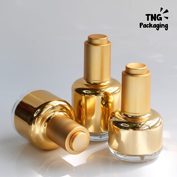 Botol Serum Kaca Pipet Gold - 30ml - Image 4