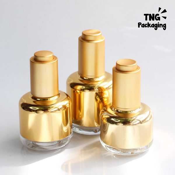 Botol Serum Kaca Pipet Gold - 30ml - Image 3