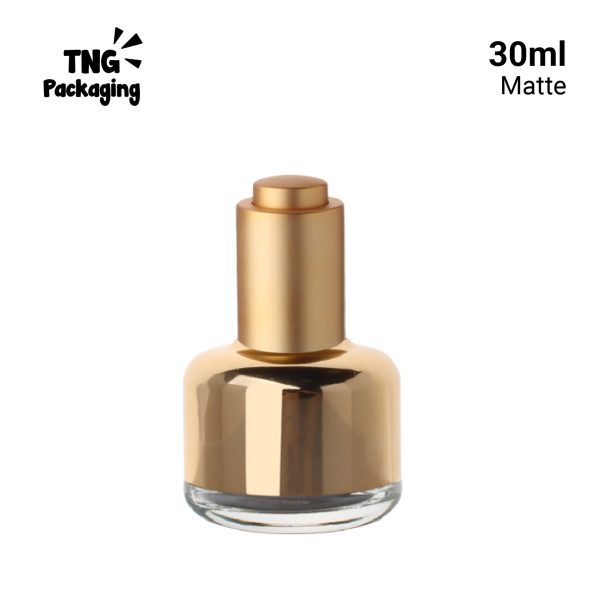 Botol Serum Kaca Pipet Gold - 30ml - Image 7