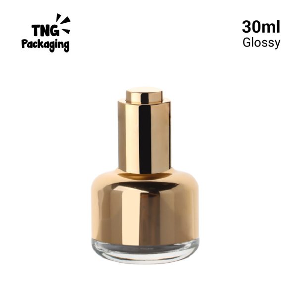Botol Serum Kaca Pipet Gold - 30ml - Image 6