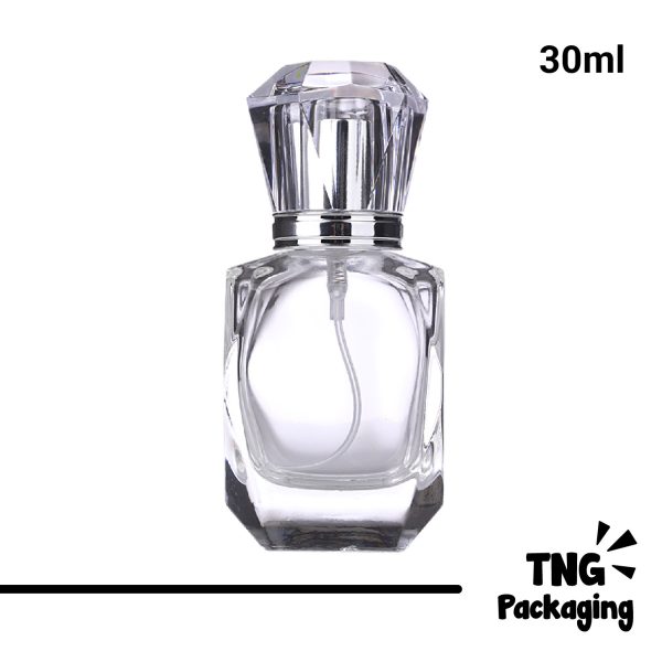 Botol Parfum Kaca Kristal - 30ml - Image 2