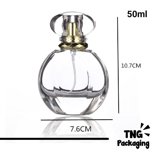 Botol Parfum Kaca Kristal - 50ml - Image 2