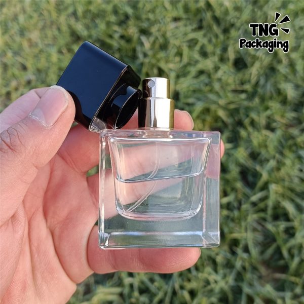 Botol Parfum Kaca Tutup Hitam - 30ml 50ml - Image 2