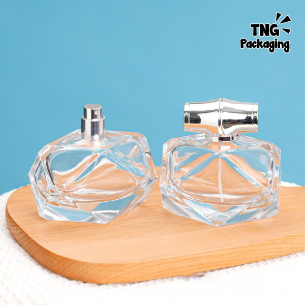 Botol Parfum Kaca Tutup Silver - 80ml - Image 2