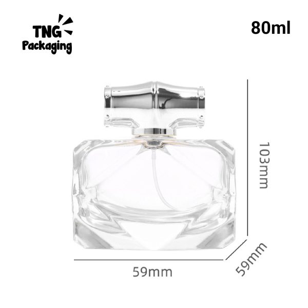 Botol Parfum Kaca Tutup Silver - 80ml - Image 5