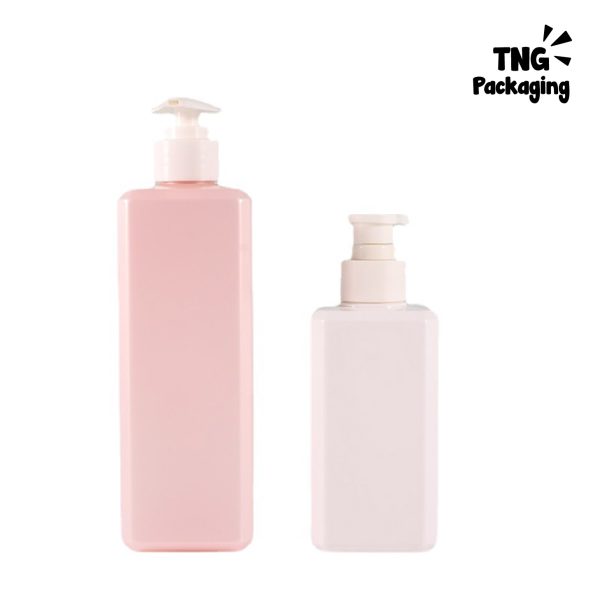 Botol Pump Plastik Pink - 300ml - Image 5