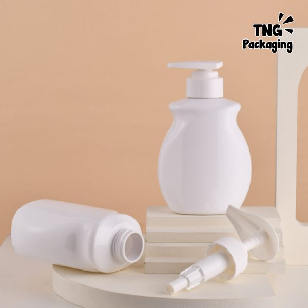Botol Pump Plastik Putih - 300ml - Image 2