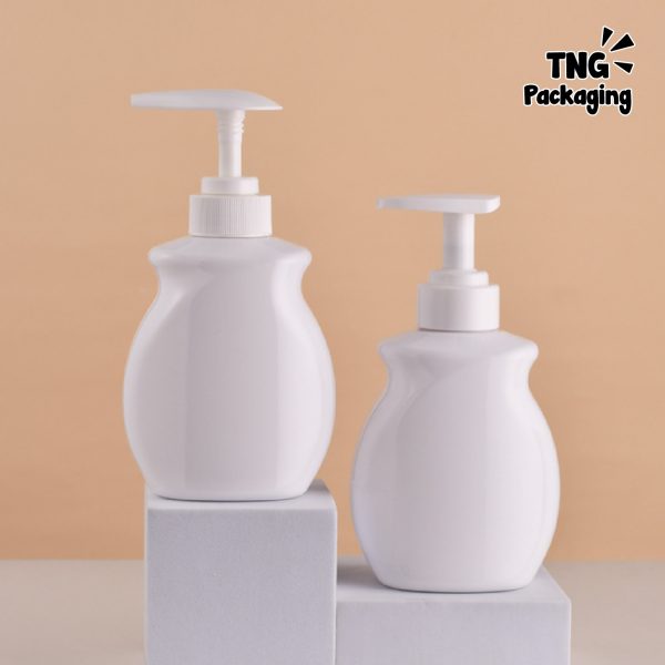 Botol Pump Plastik Putih - 300ml - Image 3