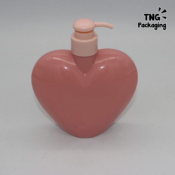 Botol Pump Plastik Bentuk Hati - 380ml - Image 2