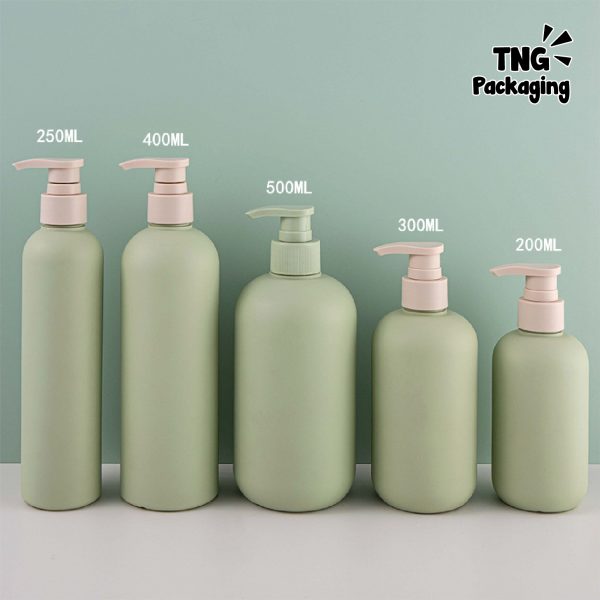 Botol Pump Plastik Hijau - 300ml - Image 3