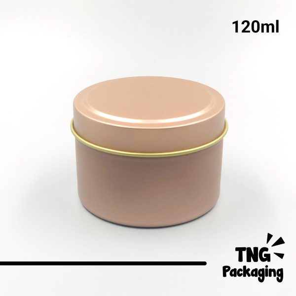 Jar Aluminium Rosegold - 120ml - Image 2
