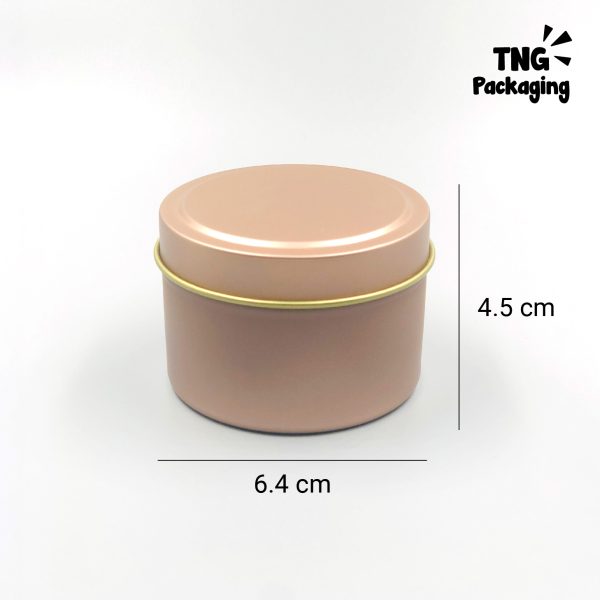Jar Aluminium Rosegold - 120ml - Image 4