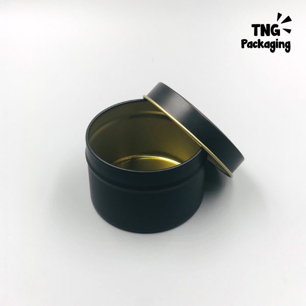 Jar Aluminium Hitam - 100ml - Image 3